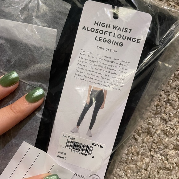 High-waist Alosoft Lounge Legging - Picture 3 of 3